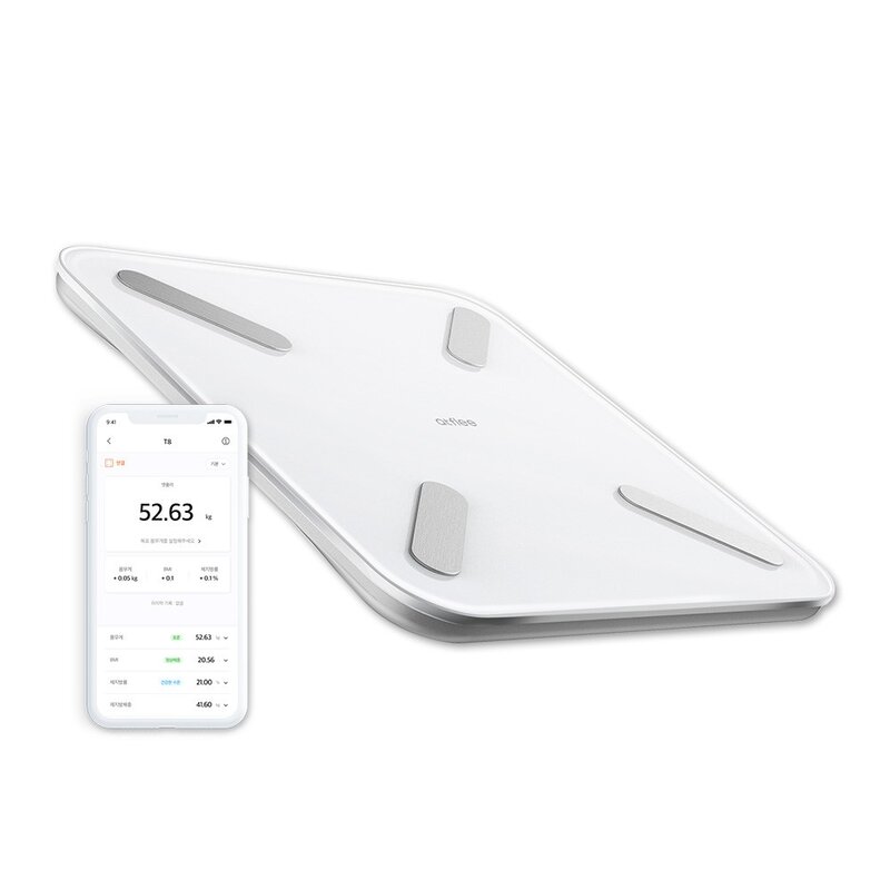 앳플리 T8 스마트 더블스마트인 바디 체중계, T8scale, 셀레스티얼 블루, 1개