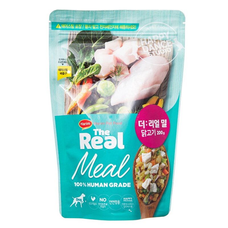 하림펫푸드 강아지 더리얼 밀 소고기 소프트사료 (냉동), 200g, 1개