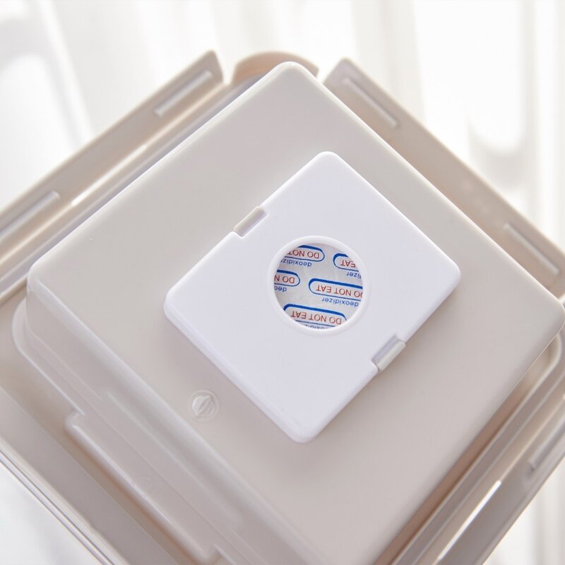 펫트리움 이중 밀폐 사료 보관통, 그레이, 28L, 1개
