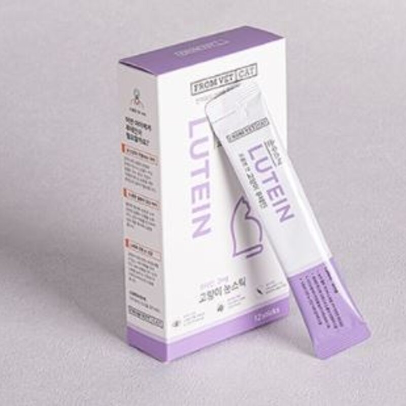 프롬벳 고양이 순수스틱 루테인 츄르 12g x 12p, 1개, 눈건강, 블루베리 + 당근 혼합맛