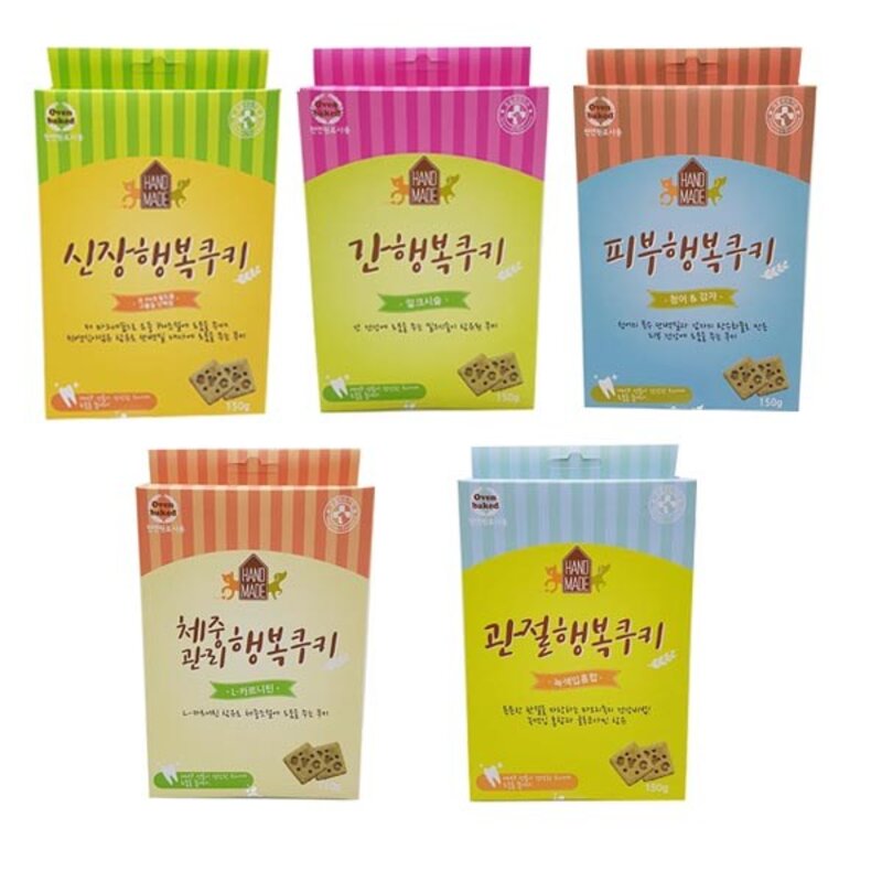 에스틴 신장 행복쿠키 150g 강아지 신장 간식, 단품, 1개