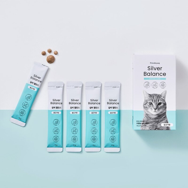 프렌냥 실버밸런스 고양이 신장 영양 츄르, 1box*140g(10gX14개입)