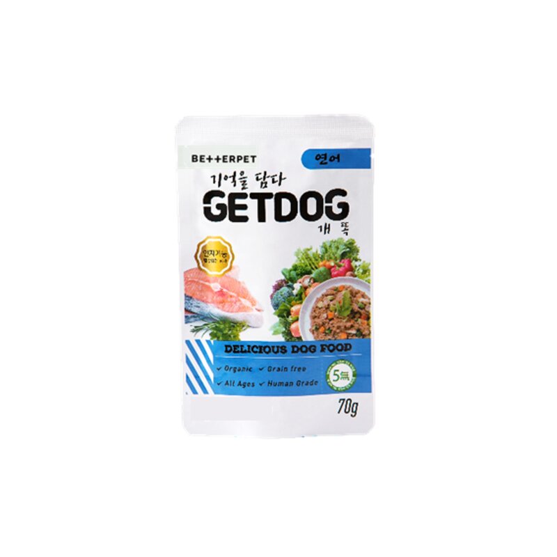 베러펫 개똑 강아지 습식사료 닭고기+쇠고기+연어 70g 12개