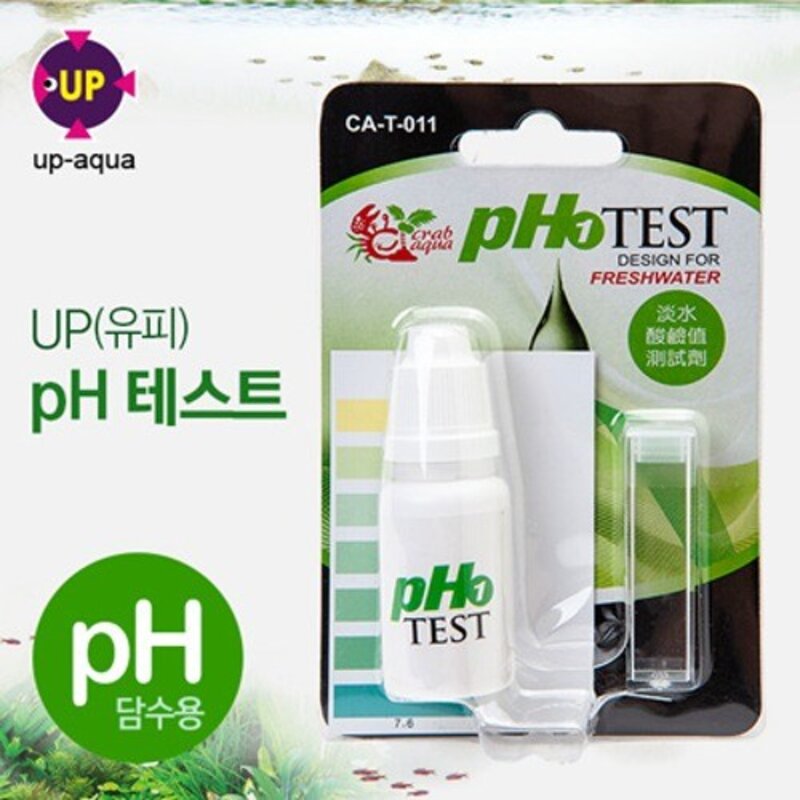 UP pH 테스트킷 (담수용)/수질측정기/시약형/산성도, 1개