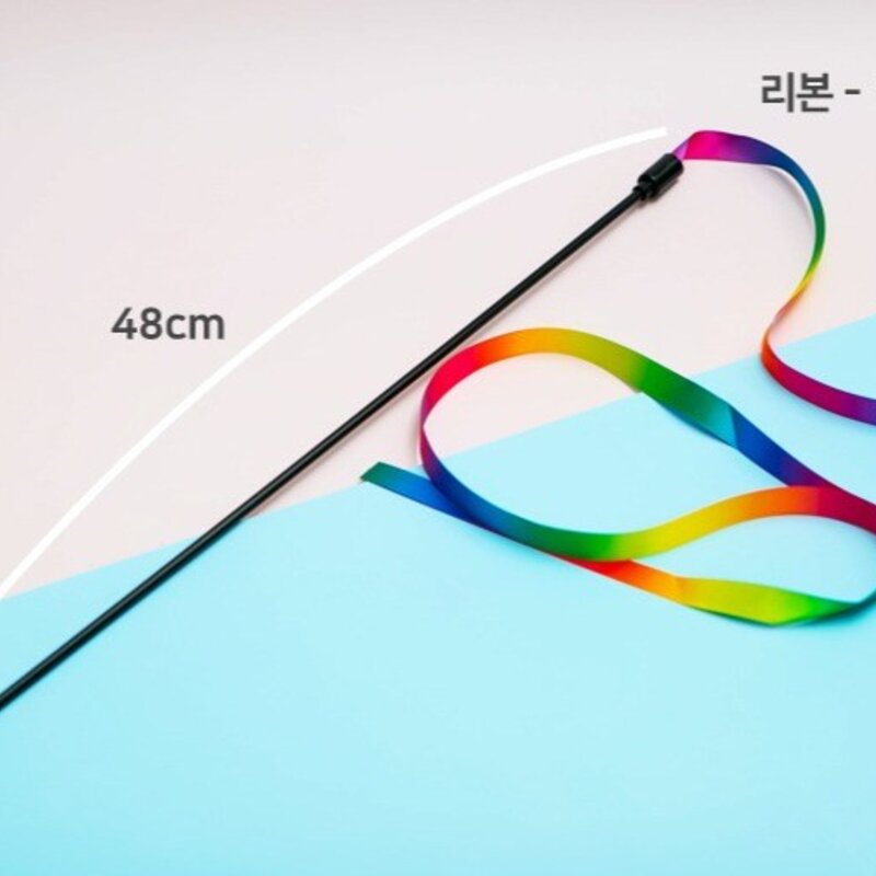 틸릿 고양이 장난감 낚시대 샤베트봉, 혼합색상, 1개