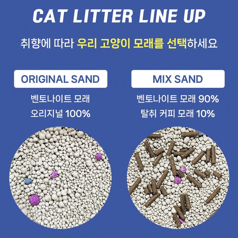 안심벤토그립 대용량 벤토나이트모래 고양이모래 가는입자 고양이화장실모래 화장실냄새 무향, 오리지널, 1개, 17kg