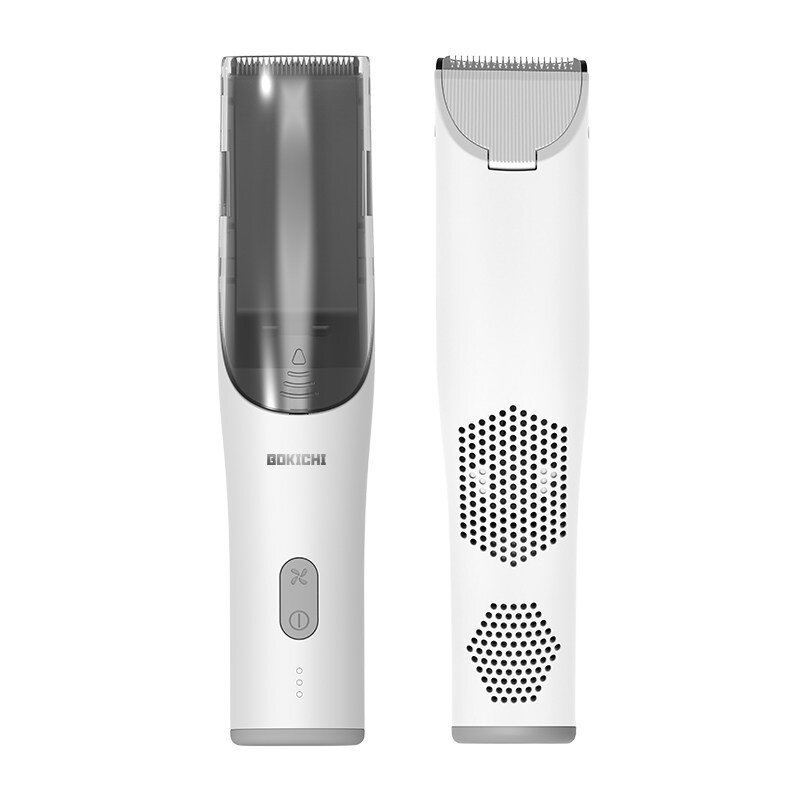 BOKICHI 흡입식 반려동물 이발기 세트 화이트 1개