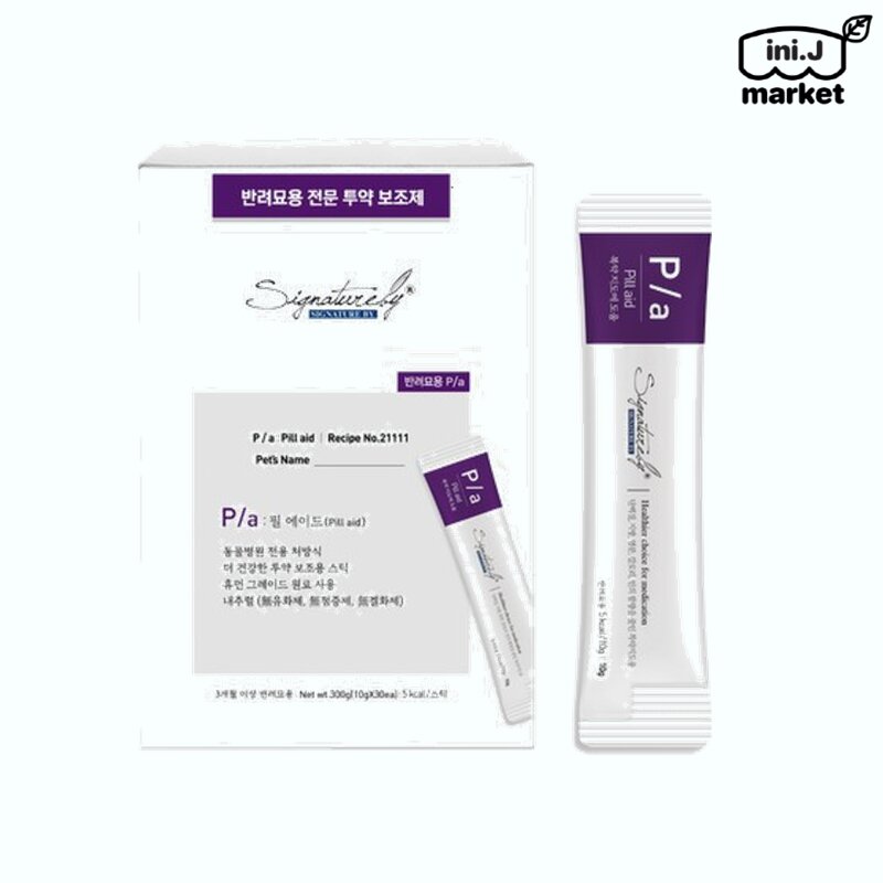 [국내정품][유통기한 2024/11/27] 시그니처바이 고양이 P/a pa 처방스틱 10g x 30p 대용량 투약보조 스틱[매장], 1개