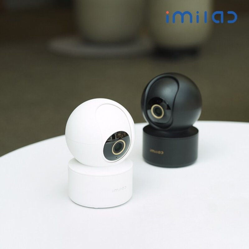 IMILAB 실시간 AI모션감지 CCTV 홈캠 C22 500만화소 펫캠 베이비캠 현관문 사무실 카메라, IMILAB_C22 블랙, 1개