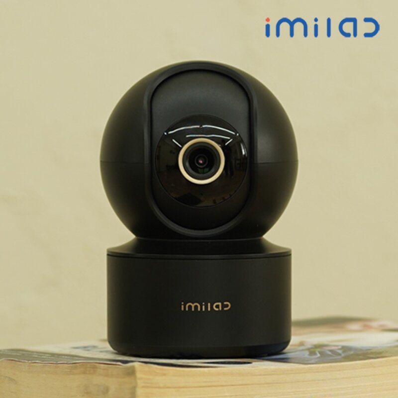 IMILAB 실시간 AI모션감지 CCTV 홈캠 C22 500만화소 펫캠 베이비캠 현관문 사무실 카메라, IMILAB_C22 블랙, 1개
