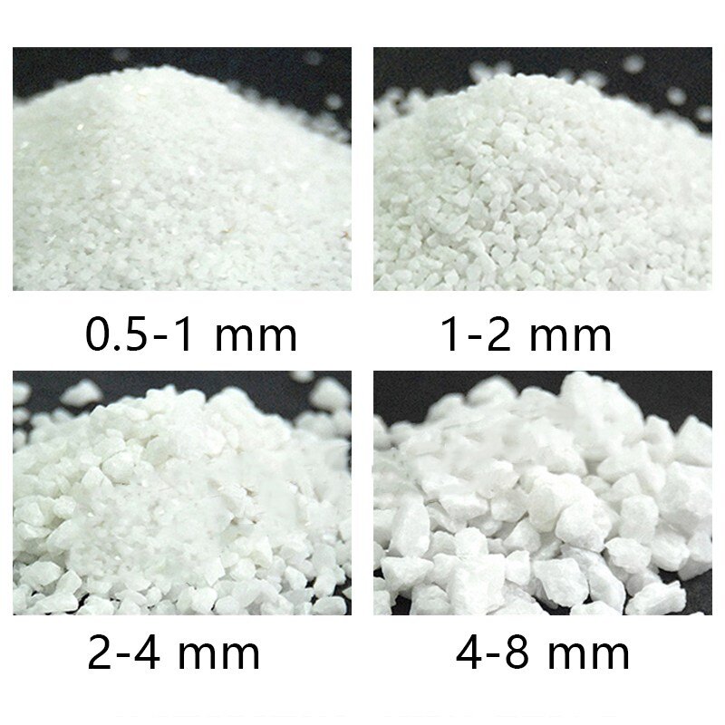 석영 모래 수족관 색상 어항 바닥 조경 돌 마이크로 장식 100g, [04] 4-8mm, 1개