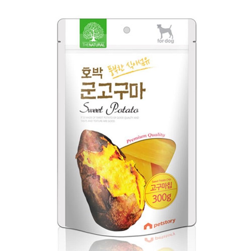 애견 호박고구마 간편급여 간식 영양간식 강아지쿠키, 300g, 1개