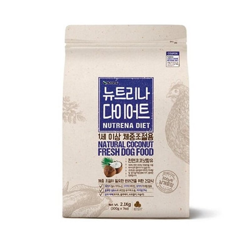 다이어트용 반려견 저지방 치킨 사료 2.1kg 강아지밥, 상세페이지참조, 상세페이지참조, 1개