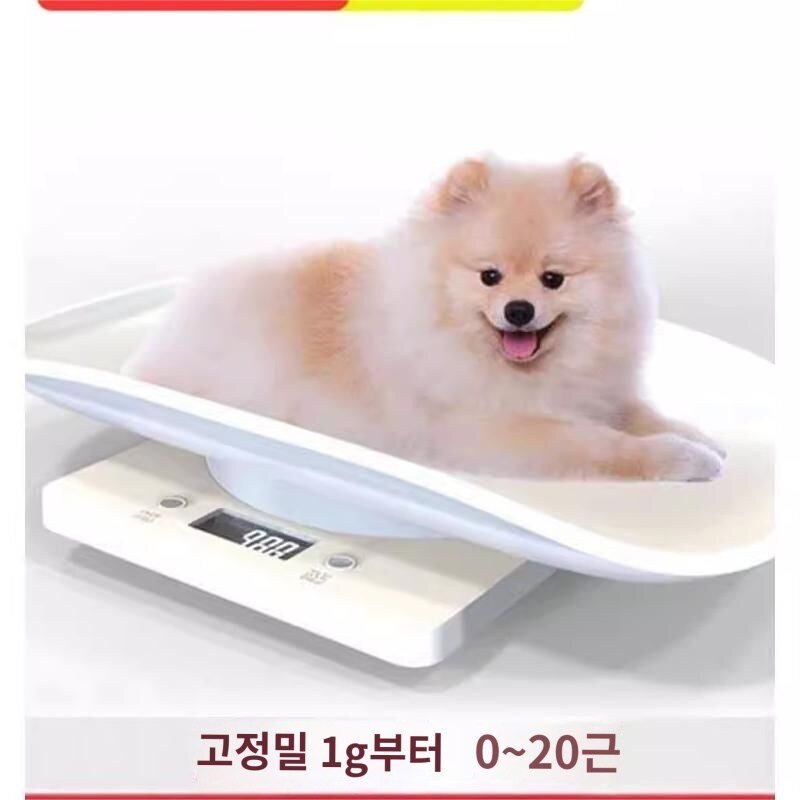 저울 고양이 강아지 애완견 체중계소형애견 반려견 반려동물, 반려동물 전용 [1g-20근] 작은 편, 1개