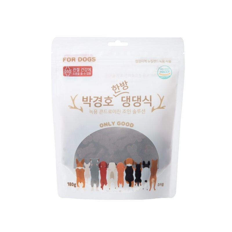 (1+1) 박경호 한방 녹용 강아지 영양제 관절영양 슬개골 보호 탈구 슬개건염, 2개, 180g, 사슴