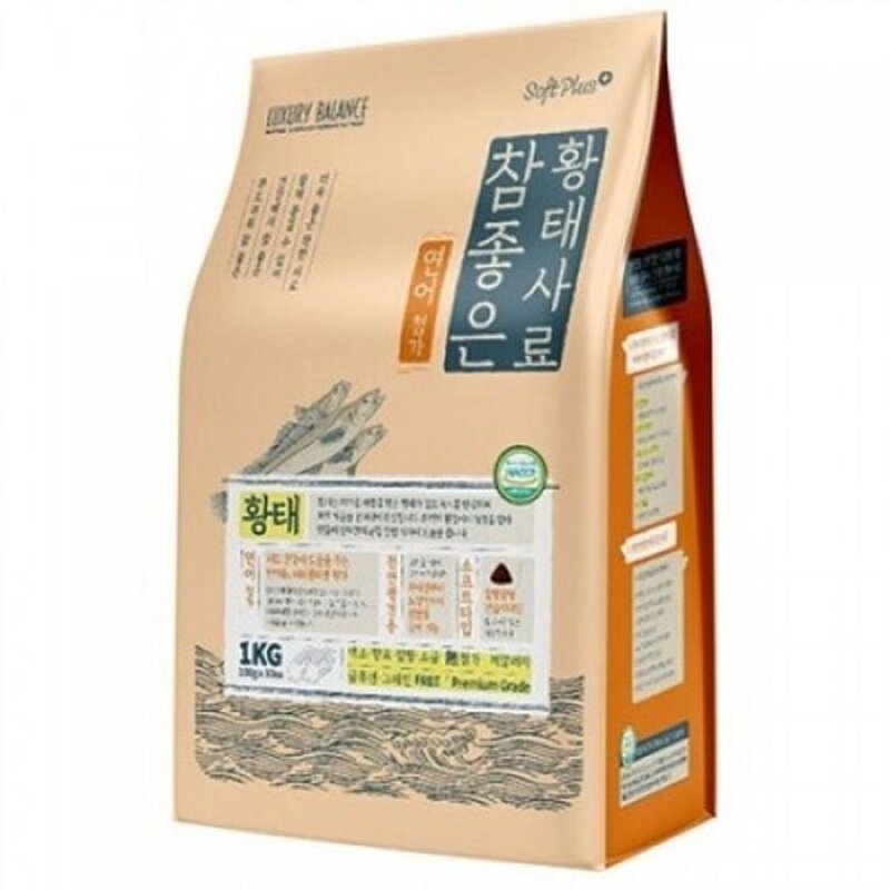 굿발란스 연어첨가 황태 강아지 사료 1kg 기능성사료, 1개, 상세페이지참조