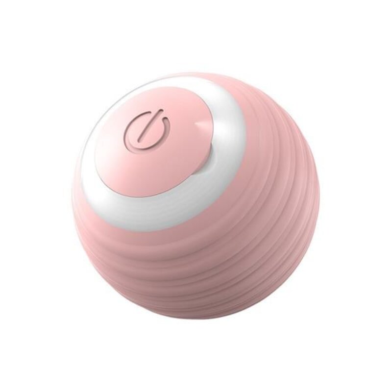 반려동물용 USB 충전식 중력 롤링 볼 자동 바운싱 장난감 개 고양이용, 한개옵션1, 02 Pink