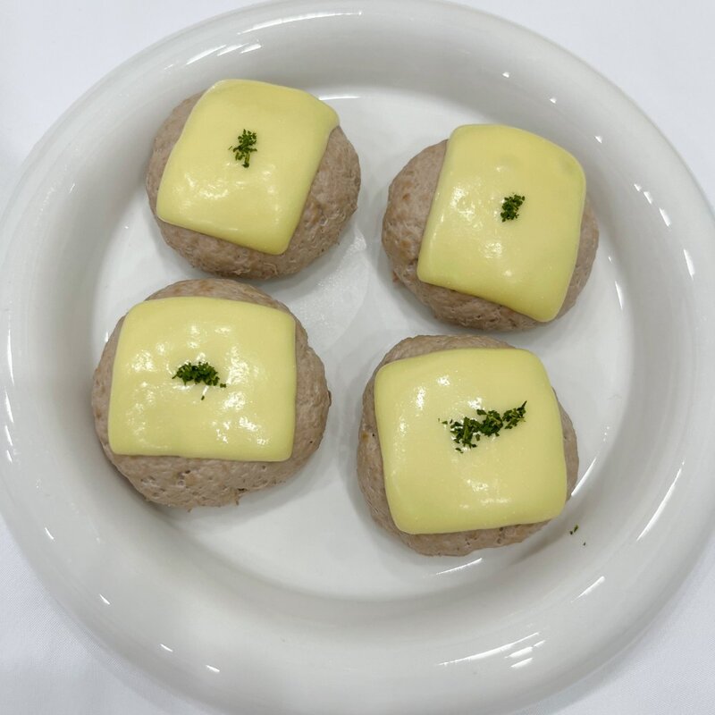 [뽀까부엌] 강아지 수제간식 사료토핑 오리함박스테이크(2P), 2개, 46g