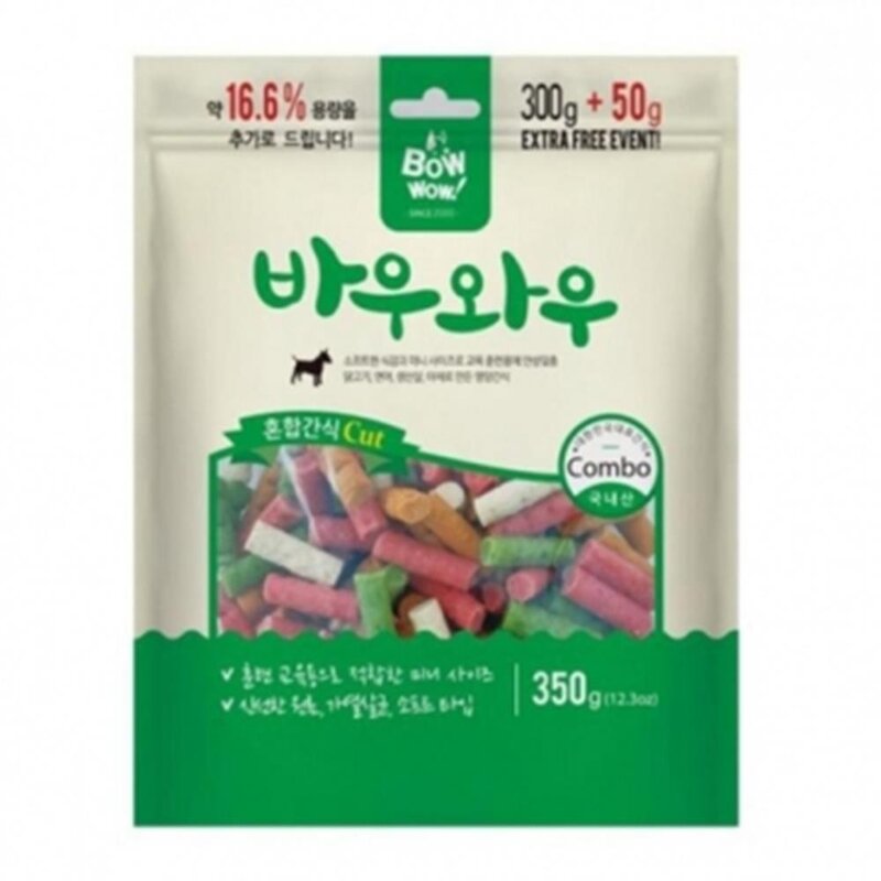 강아지 비만방지 혼합 간식 350g 5개 강아지영양보충