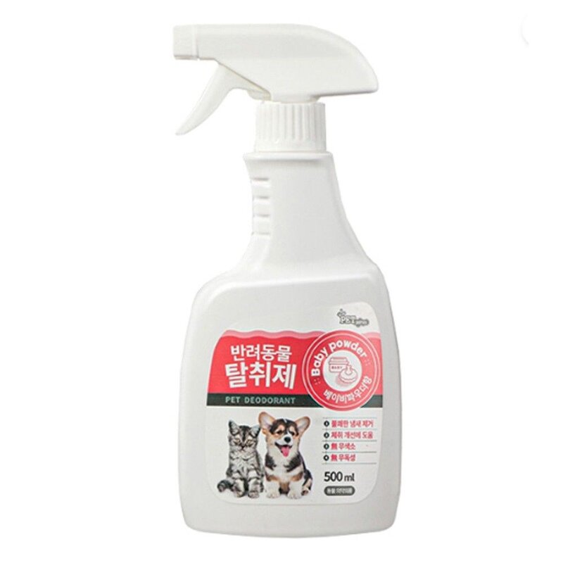 펫퍼스 애완용 탈취제 500ml 베이비파우더향 EA603454ea mpl*2831gW, 1, 본상품선택