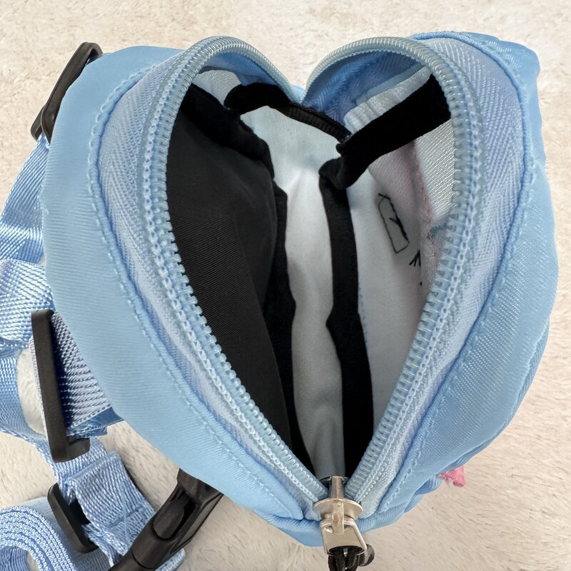 댕쑥냥쑥 PET 강아지 가방 하네스 산책 유치원 가방 리드줄, 1개, 하늘색