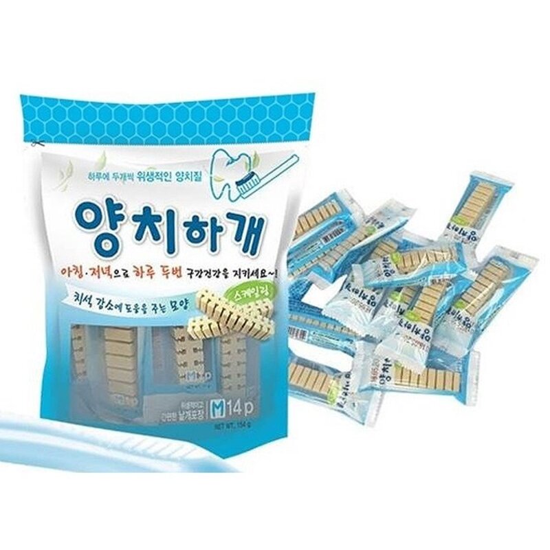 양치하개 반려견 덴탈껌 14p, 스케일링, 6개
