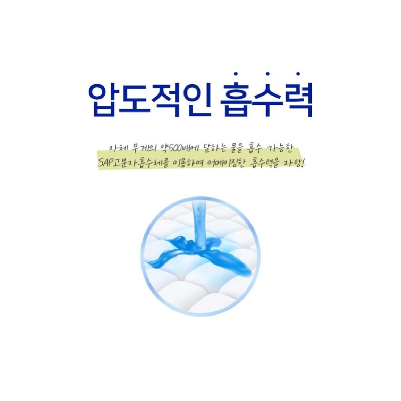자존심 애견 배변패드 흰색 50매, 4개
