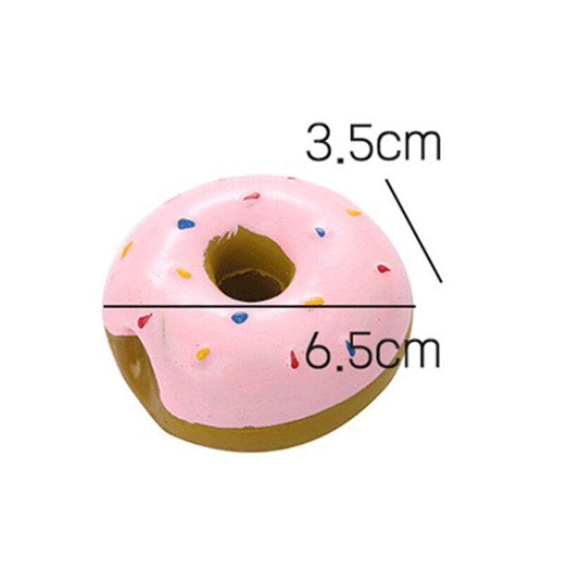 딩동펫 반려동물 장난감 옥수수 2p + 도넛 2종세트, 혼합색상, 1세트