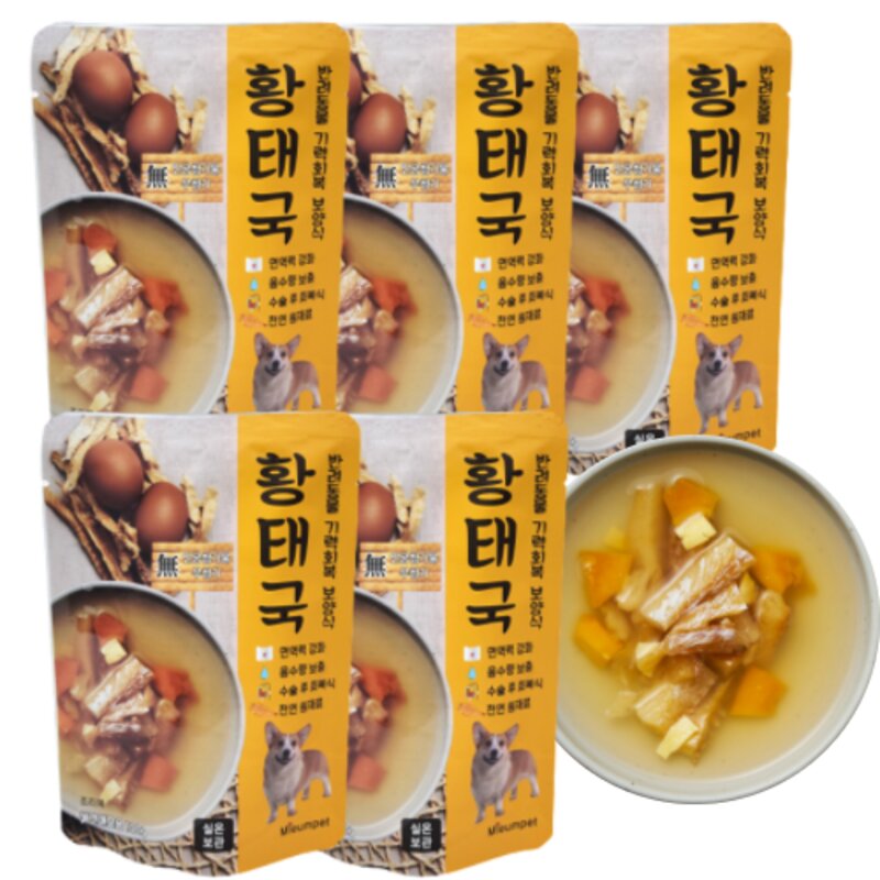 미음펫 강아지 삼계죽 120g, 10개