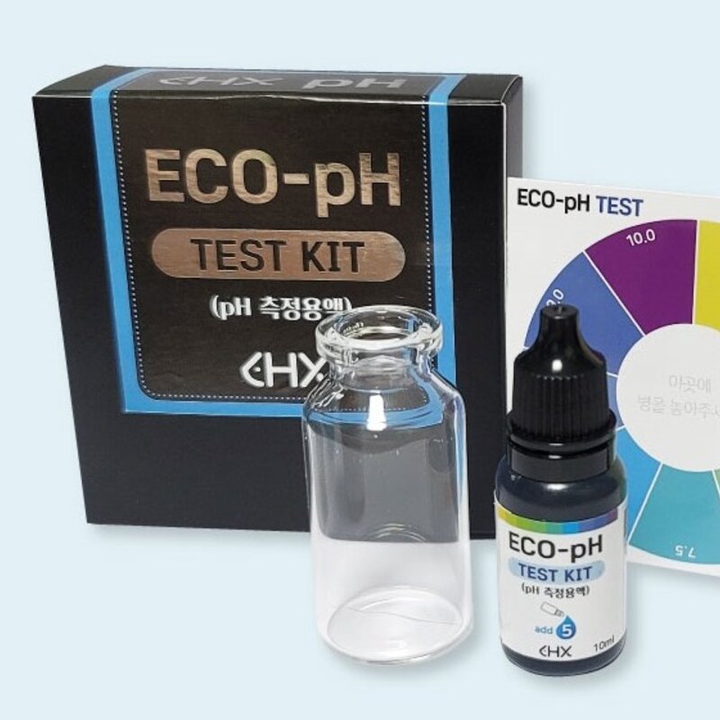 에코 PH 산성도 테스터 측정 시약 키트, 10ml, 1세트