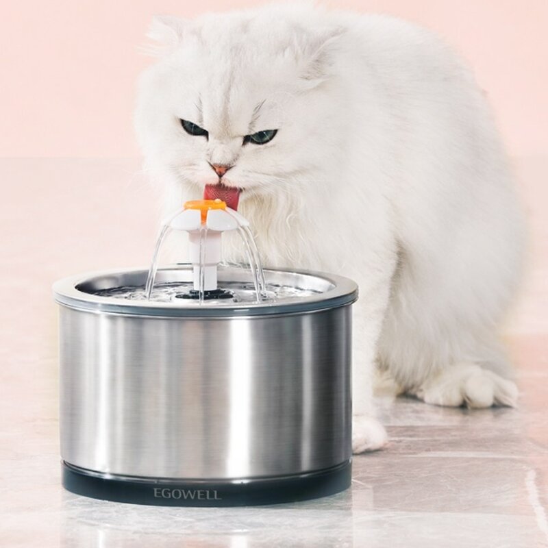 이고웰 올 스테인리스 반려동물 정수기 2.5L, 혼합색상, 1개