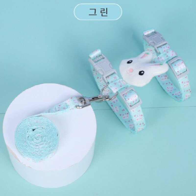 루리펫 고양이 가슴줄 하네스 반려묘 전용 산책줄 목줄하네스, 1개