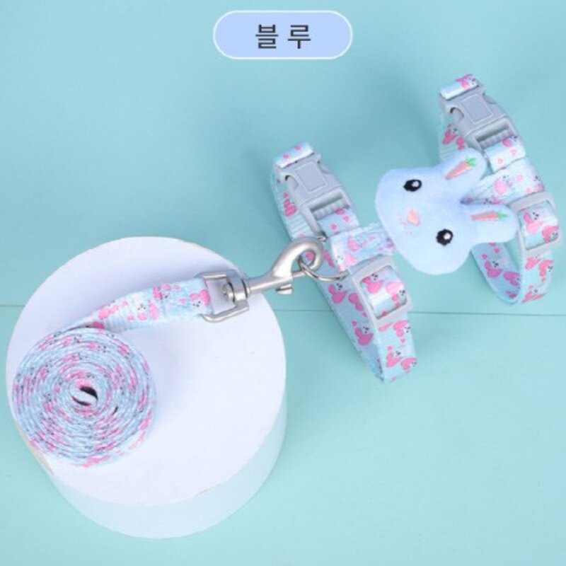 루리펫 고양이 가슴줄 하네스 반려묘 전용 산책줄 목줄하네스, 1개