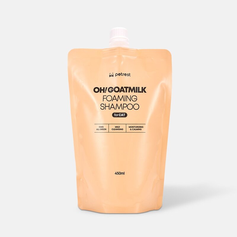 고양이 전용샴푸 마일드 비듬 샴푸 새끼고양이, 02. 리필팩 450ml, 1개, 510ml