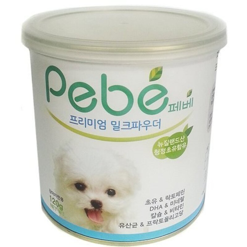 페베 IGY 밀크파우더 분유 120g 강아지용, 1개