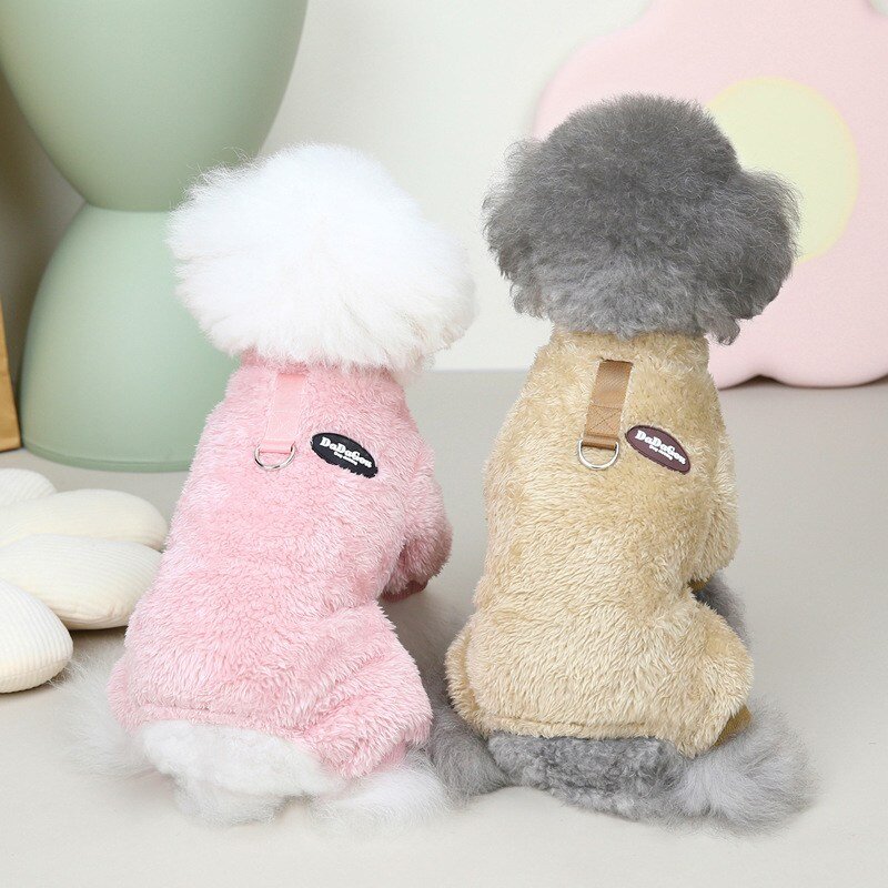 파스텔펫 반려동물 컬러 보들 극세사 올인원, 핑크, 1개