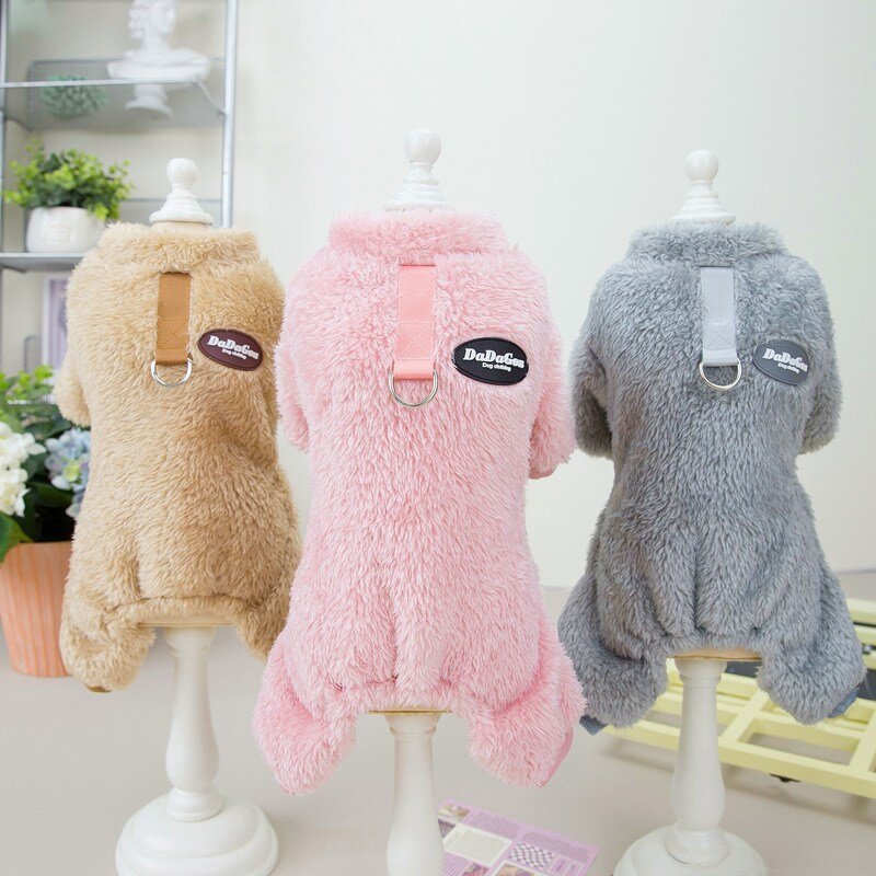 파스텔펫 반려동물 컬러 보들 극세사 올인원, 핑크, 1개