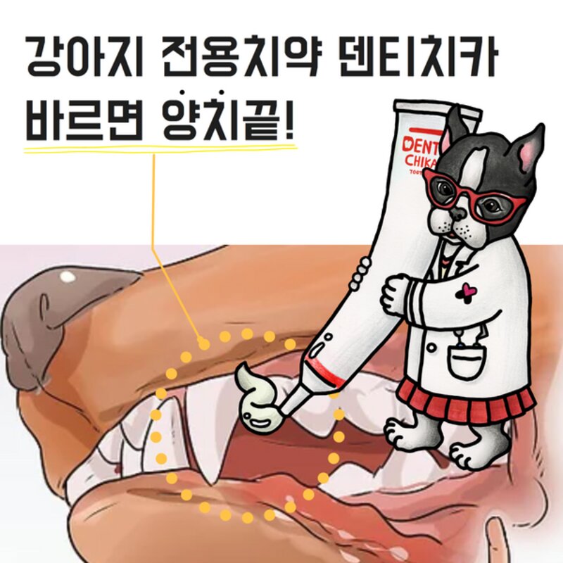 닥터페트라 덴티치카 치약(강아지), 1개, 60g