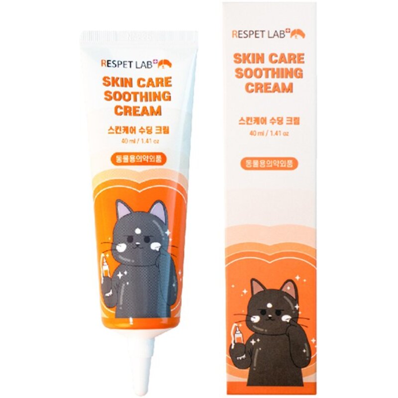 리스펫랩 강아지 고양이 스킨 케어 시카 수딩 크림, 1개, 40ml