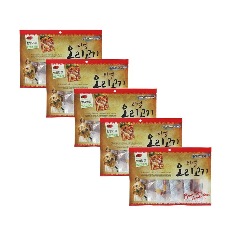 리얼 닭고기 강아지간식 애견간식 젤리꽈배기 300g x5개 펫더맨, 리얼 닭고기 강아지간식 애견간식 젤리꽈배기 300g x