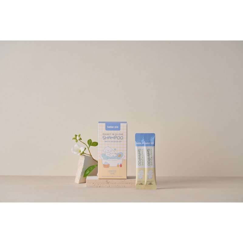 베베시오 포켓 올인원 저자극 강아지 샴푸 15ml, 1개, 1개