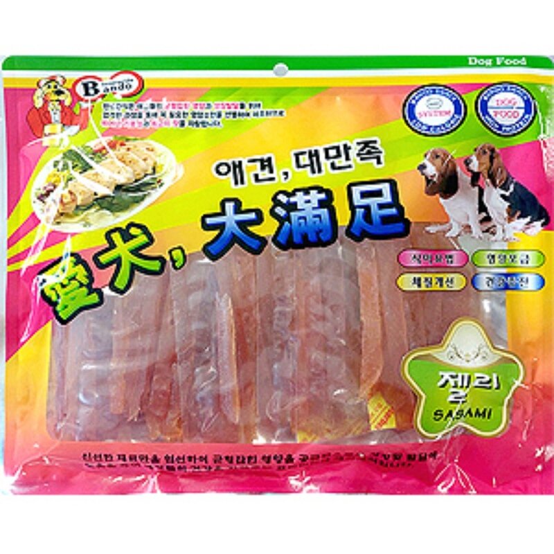 만도 젤리사사미 400g 애견간식, 1개, 상세페이지 참조, 상세페이지 참조, 상세페이지 참조