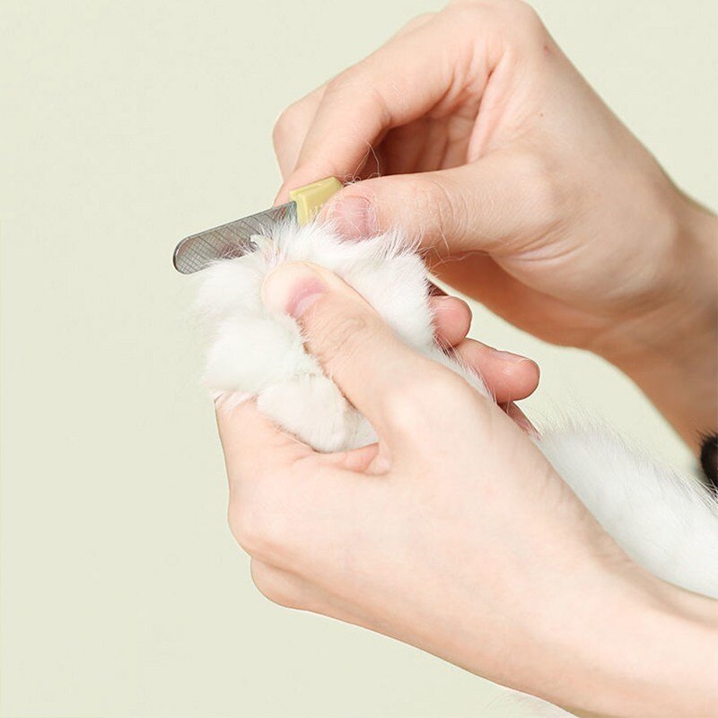 가또나인 고양이 강아지 LED 바나나 발톱깎이, 1개, 바나나색