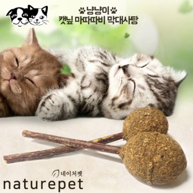 네이처펫 고양이 캣닢 마따따비 막대사탕, 상세페이지 참조