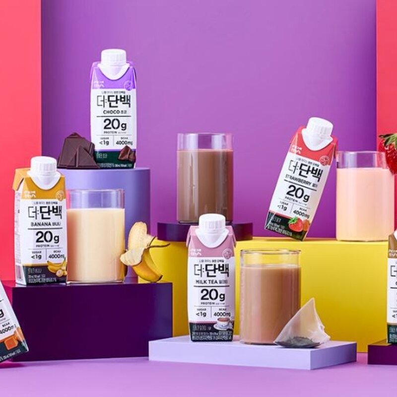 더단백 빙그레 건강tft 드링크 딸기, 250ml, 18개