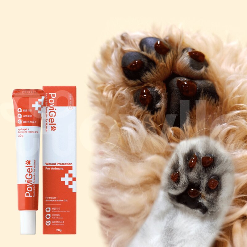 하울릭 강아지 고양이 피부병 아토피 외이염 습진 연고 포비겔 20g, 1개