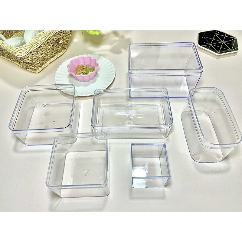 달팽이 투명 사육장 토종달팽이 키우기 달팽이집, 1번 직사각 12x6x7cm, 1개