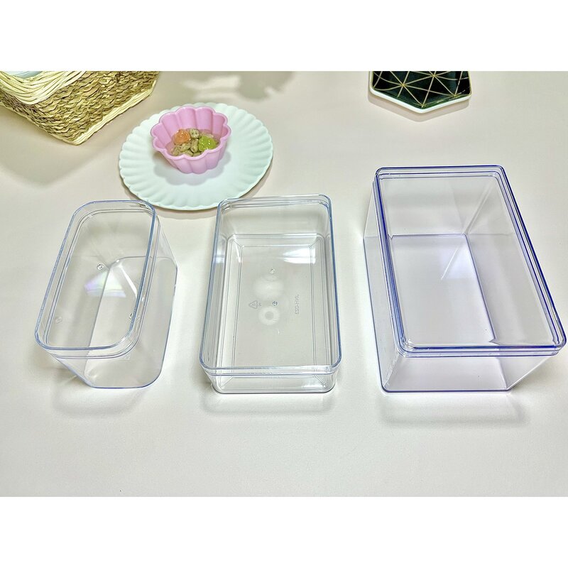 달팽이 투명 사육장 토종달팽이 키우기 달팽이집, 1번 직사각 12x6x7cm, 1개
