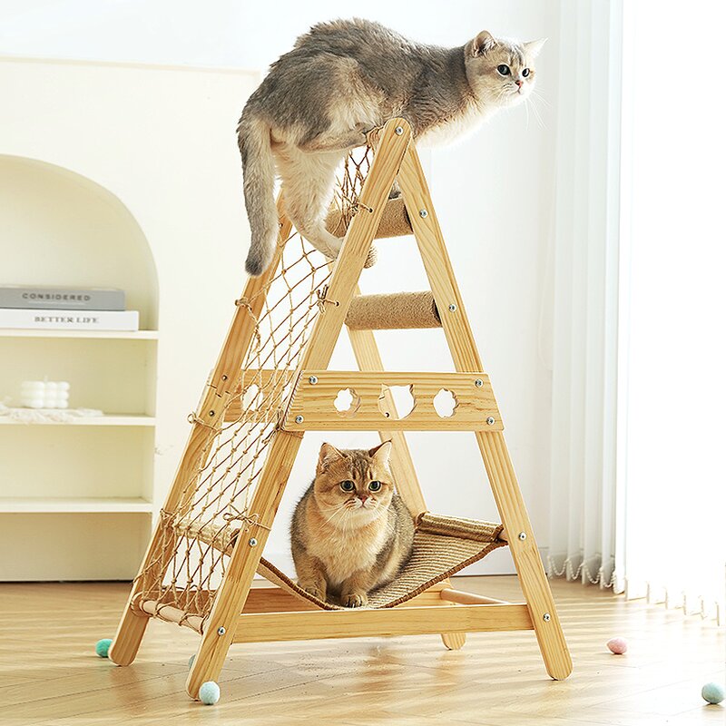 마브펫 고양이 그물 네트 클라이밍 해먹 캣타워, 1개
