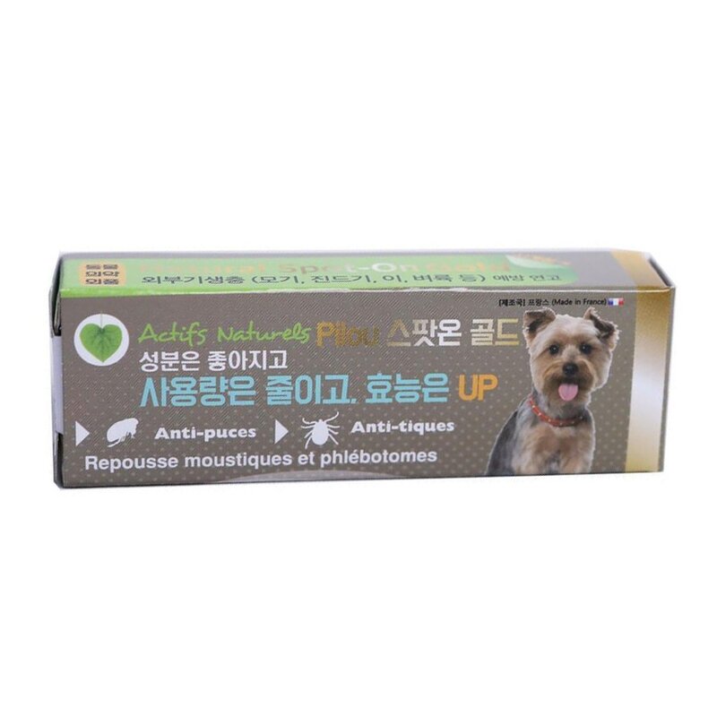 바르는 개진드기방지제 소형견 해충방지 개해충방지제 모기 산책, 1개
